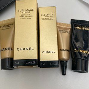 CHANEL Sublimage 3-pc set: La Creme Soin Ultime + L'Extrait de Creme +Creme Yeux